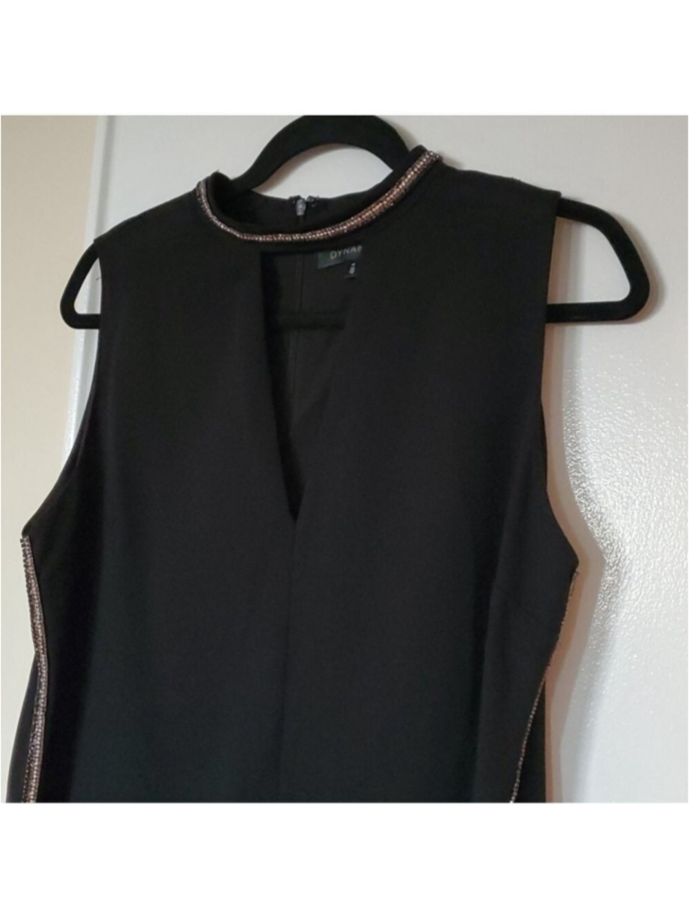 Dynamite V Neckline Dress with Rhinestones - Picture 2 of 16